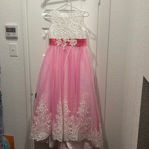 Girls pageant dress